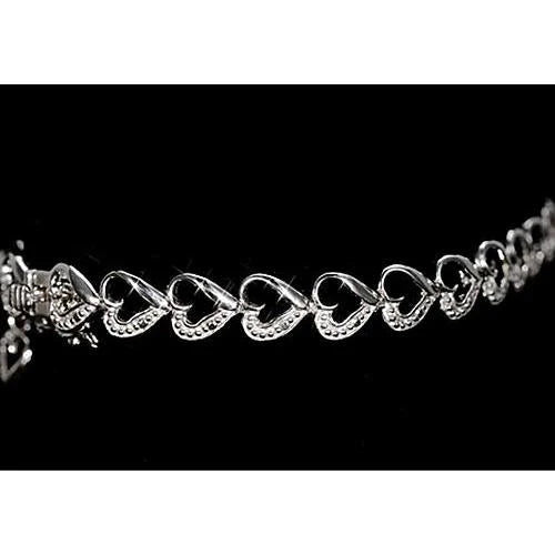 Bracelet Pour Femme à 7 Carats De Naturel Diamants  Nouveau