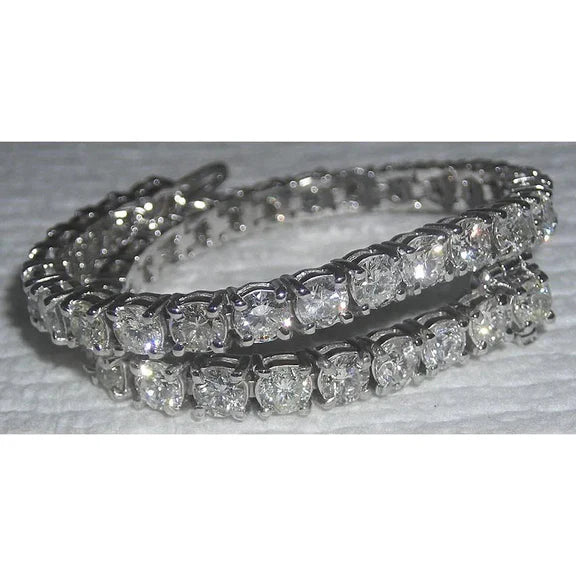 Bracelet Réel Diamant Tennis Classique Femme