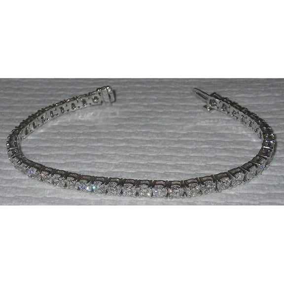 Bracelet Réel Diamant Tennis Classique Femme