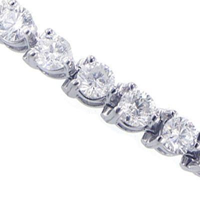 Bracelet Tennis À 6 Ct De Réel Diamants Ronds Étincelants Bijoux En Or Blanc