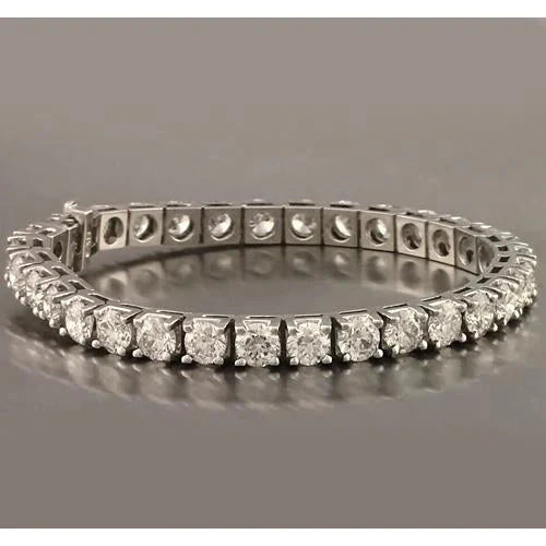 Bracelet Tennis Femme Réel Diamant Véritable 25 Carats