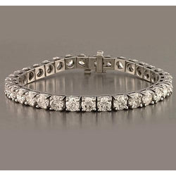 Bracelet Tennis Femme Réel Diamant Véritable 25 Carats