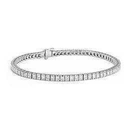 Bracelet Tennis Magnifique à 7 Carats De Réel Diamants Ronds Bijoux En Or Blanc Pour Femmes