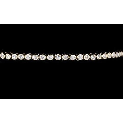 Bracelet Tennis Pour Femme à 5,50 Carats De Authentique Diamants Ronds 14K 