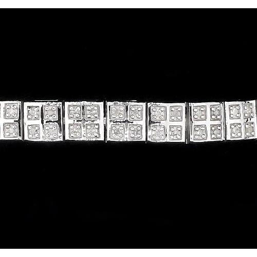 Bracelet Tennis Pour Femme à 8 Carats De Naturel Diamants 14K 