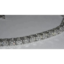 Bracelet Tennis Réel Diamant 11 Carats Femme