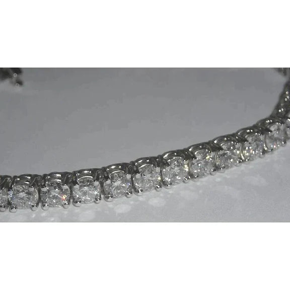 Bracelet Tennis Réel Diamant 11 Carats Femme