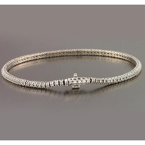 Bracelet Tennis à 3,50 Carats De Réel Diamants Ronds Avec Griffes Nouveau