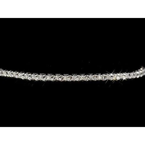 Bracelet Tennis à 4 Carats De Naturel Diamants Bijoux Pour Femmes Griffes