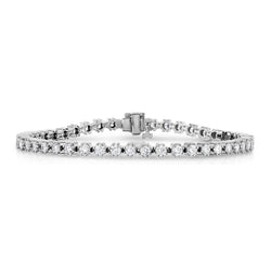 Bracelet Tennis à 6,75 Carats De Naturel Diamants Ronds Brillants 14K D'Or Blanc