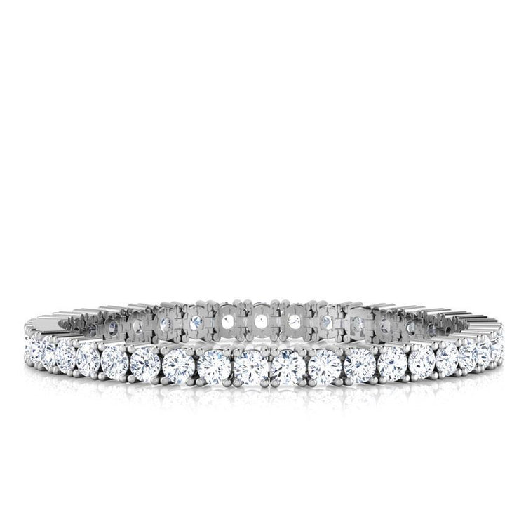 Bracelet Tennis à 9,75 Ct De Naturel Diamants Ronds Étincelants Bijoux à 14K D'Or Blanc