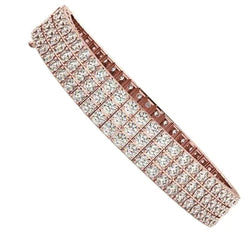 Bracelet Véritable Diamant Tennis Large Déclaration