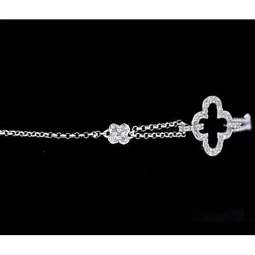 Bracelet en croix à Naturel diamants de 2,50 Carats Bijoux Femme 