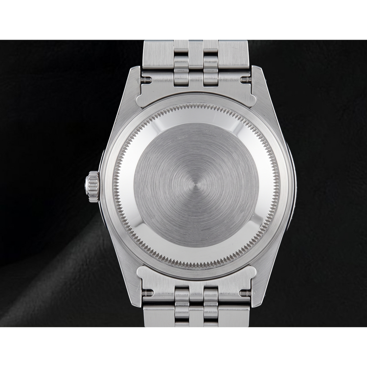 Bracelet jubilé acier inoxydable Rolex Lunette diamant Gris Cadran romain réglage rapide