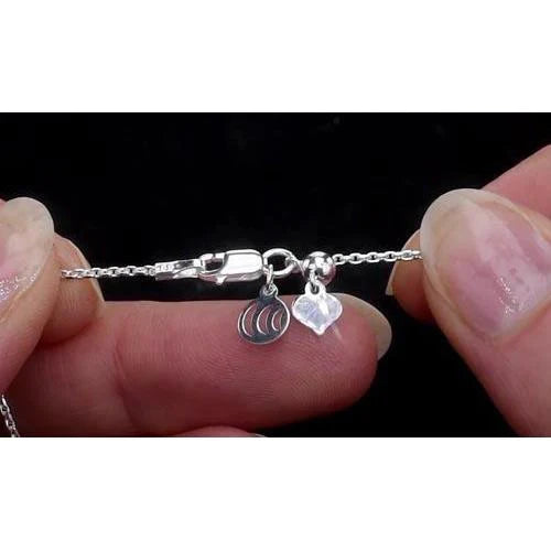 Bracelet pour Femme en Naturel Diamant en forme de cœur de 2 Carats 