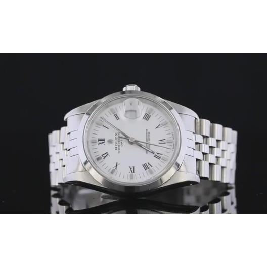 Rolex Date 34 Mm Montre acier inoxydable