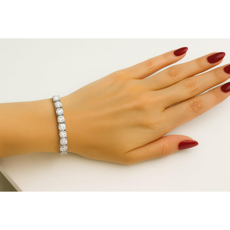 Bracelet Tennis Diamant 24 Carats