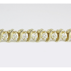 Diamant Bijoux de Créateur – Or Jaune 14 Carats 0,30 carats