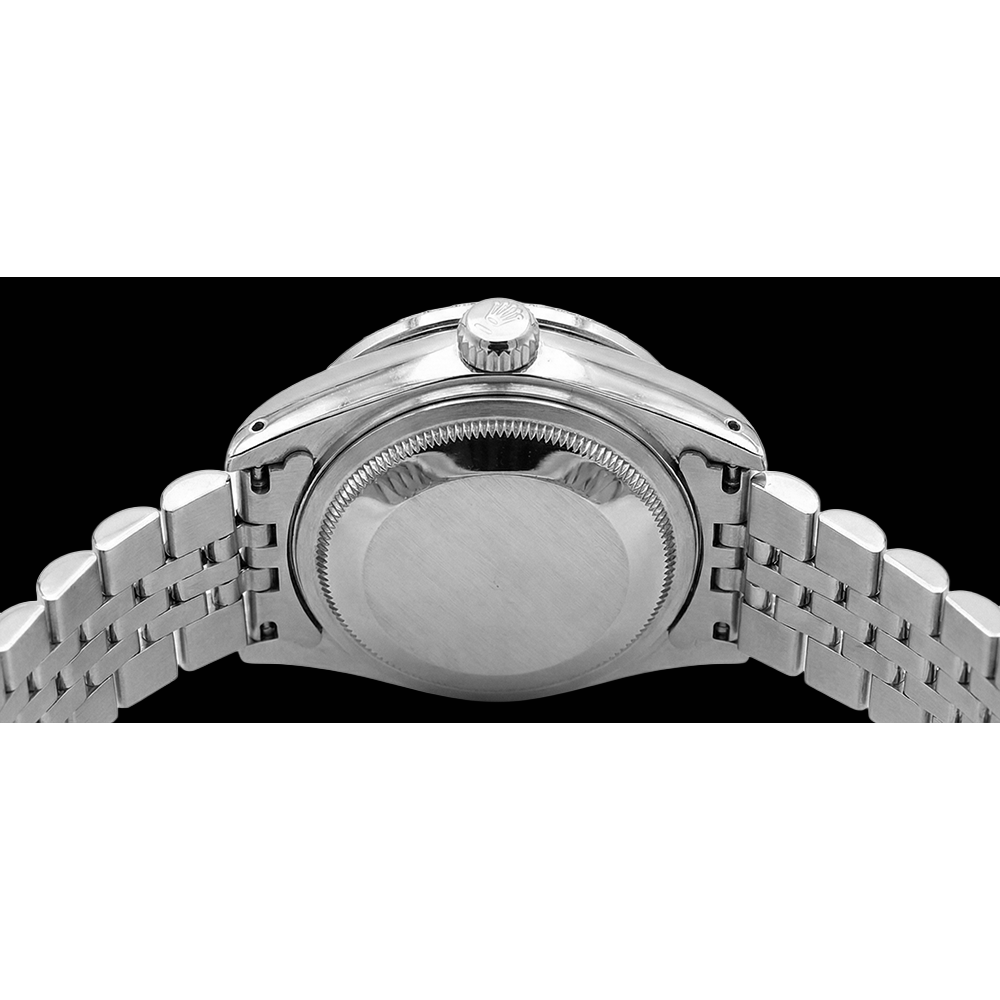 Bracelet acier inoxydable Jubilé Rolex Regarder Femme Cadran Bâton Lunette Diamant