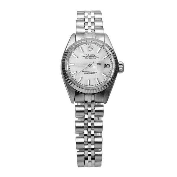 Bracelet jubilé acier inoxydable Montre Femme Cadran Datejust Rolex perpétuelle