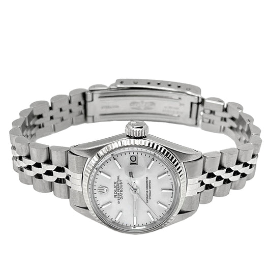 Bracelet jubilé acier inoxydable Montre Femme Cadran Datejust Rolex perpétuelle