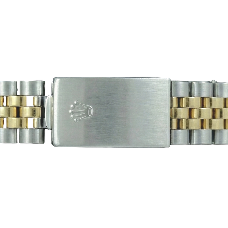 Bracelet jubilé acier inoxydable & Or Cadran Romain Rolex Datejust Montre Femme