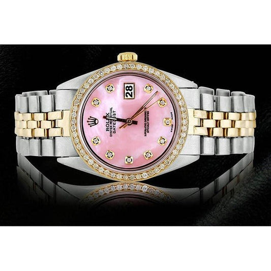 Bracelet jubilé en or acier inoxydable et montre