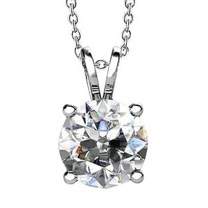 Cadeau Décontracté De Pendentif En Véritable Diamant De 5 Carats