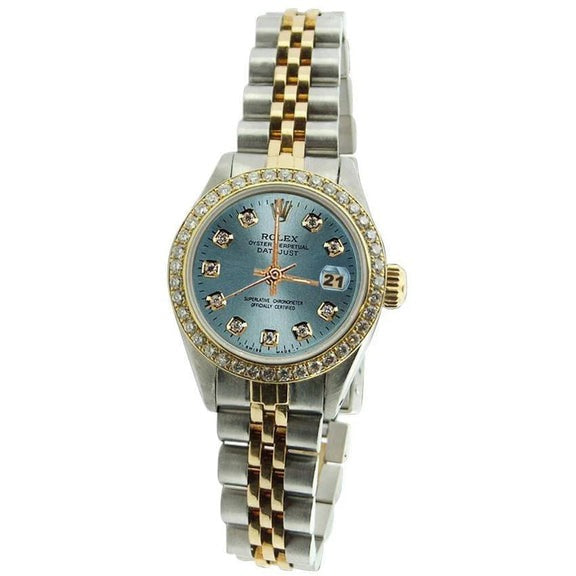 Montre Femme Datejust acier inoxydable & Or
