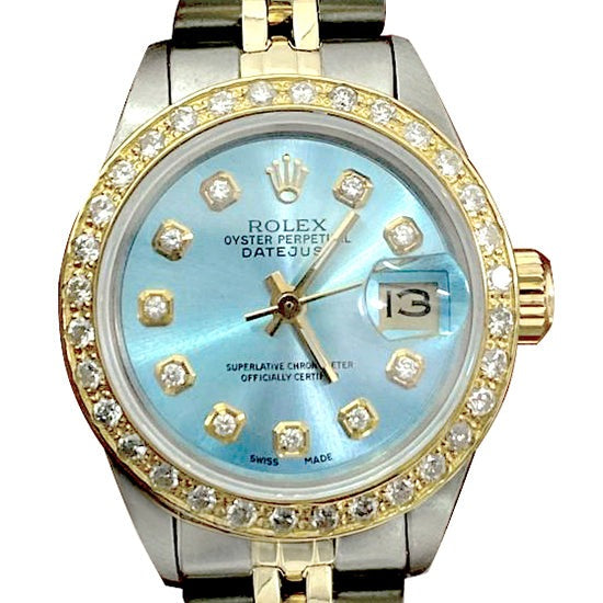  Rolex Montre Femme Datejust acier inoxydable & Or
