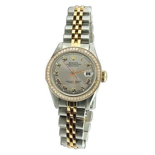 Cadran arabe perpétuel Bracelet acier inoxydable