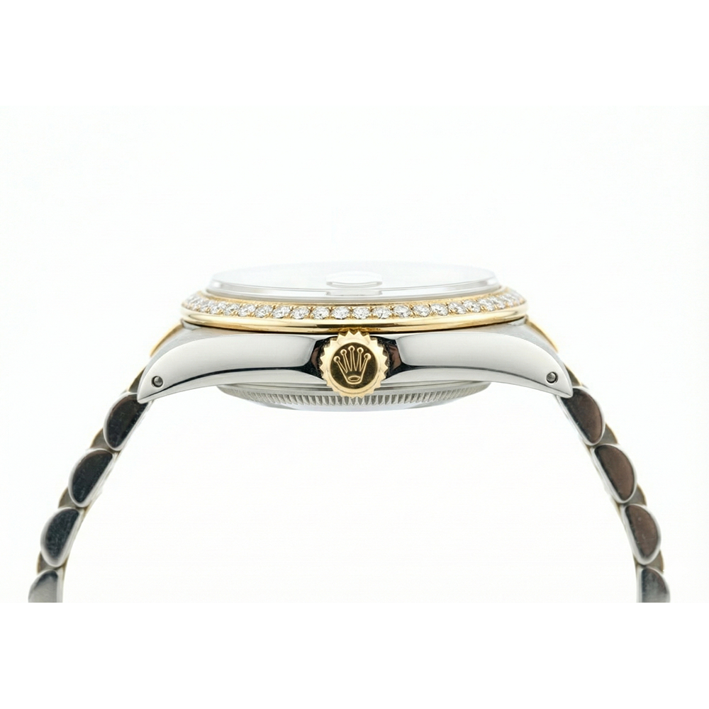 Cadran arabe perpétuel Bracelet acier inoxydable huître Montre Rolex Datejust réglage rapide