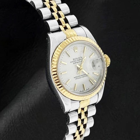 Cadran bâton blanc Datejust Rolex 