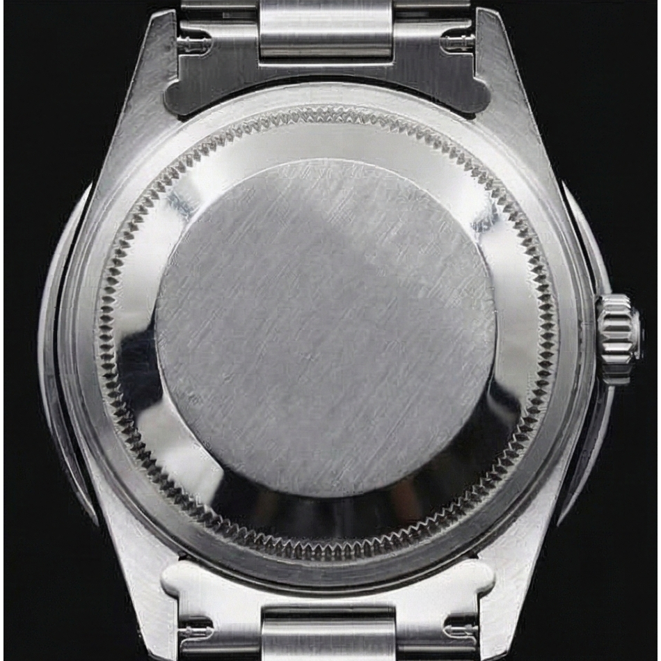 Cadran blanc personnalisé diamant grande lunette Rolex Datejust montre en acier inoxydable