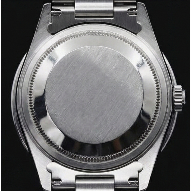 Cadran blanc personnalisé diamant grande lunette Rolex Datejust montre en acier inoxydable