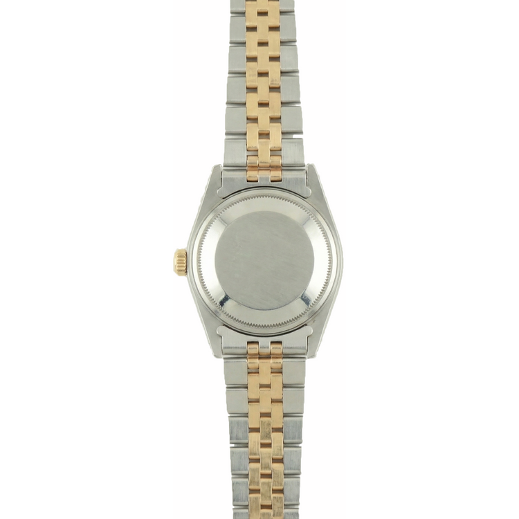 Cadran diamant argenté lunette Rolex Date hommes regarder acier inoxydable jubilé Bracelet