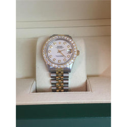 Cadran diamant grande lunette Rolex Datejust Montre Jubilee Bracelet