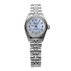 Cadran en diamant blanc Rolex Datejust Regarder Bracelet Jubilé acier inoxydable