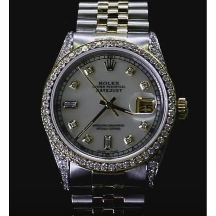 Cadran en nacre Montre Rolex Datejust 
