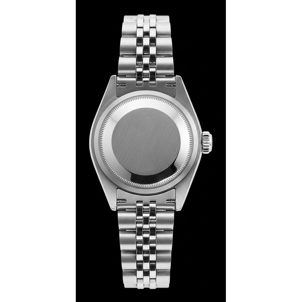 Cadran romain blanc Bracelet Rolex pour femme Datejust Lunette diamant