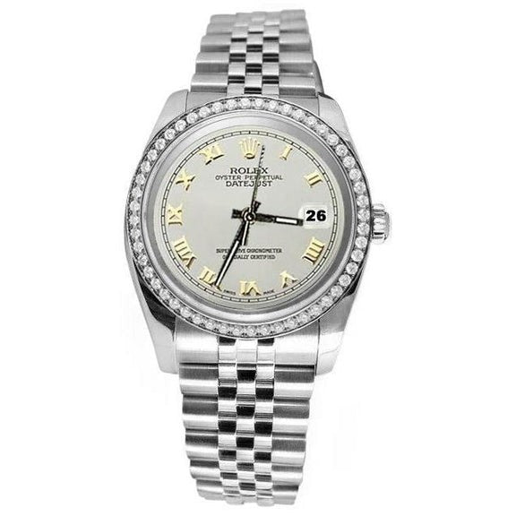 acier inoxydable Date Il suffit de regarder le jubilé Rolex à réglage rapide