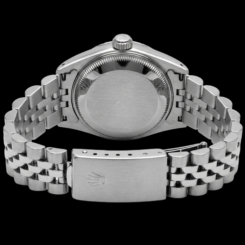 Cadran romain roze Montre Rolex Datejust acier inoxydable Bracelet jubilé