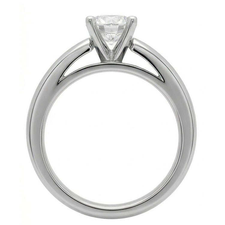 naturel diamant 3carats bague sur blanc