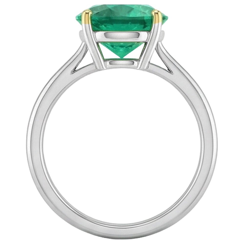Fin Bague avec Gemme 2,50 carats – vue de profil
