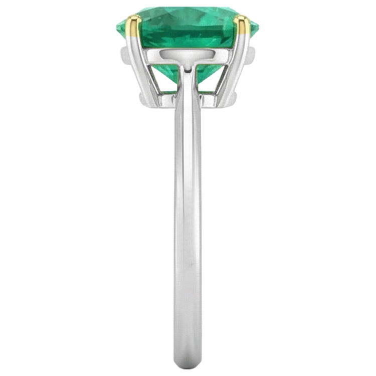 Fin Bague avec Gemme 2,50 carats – vue d'angle
