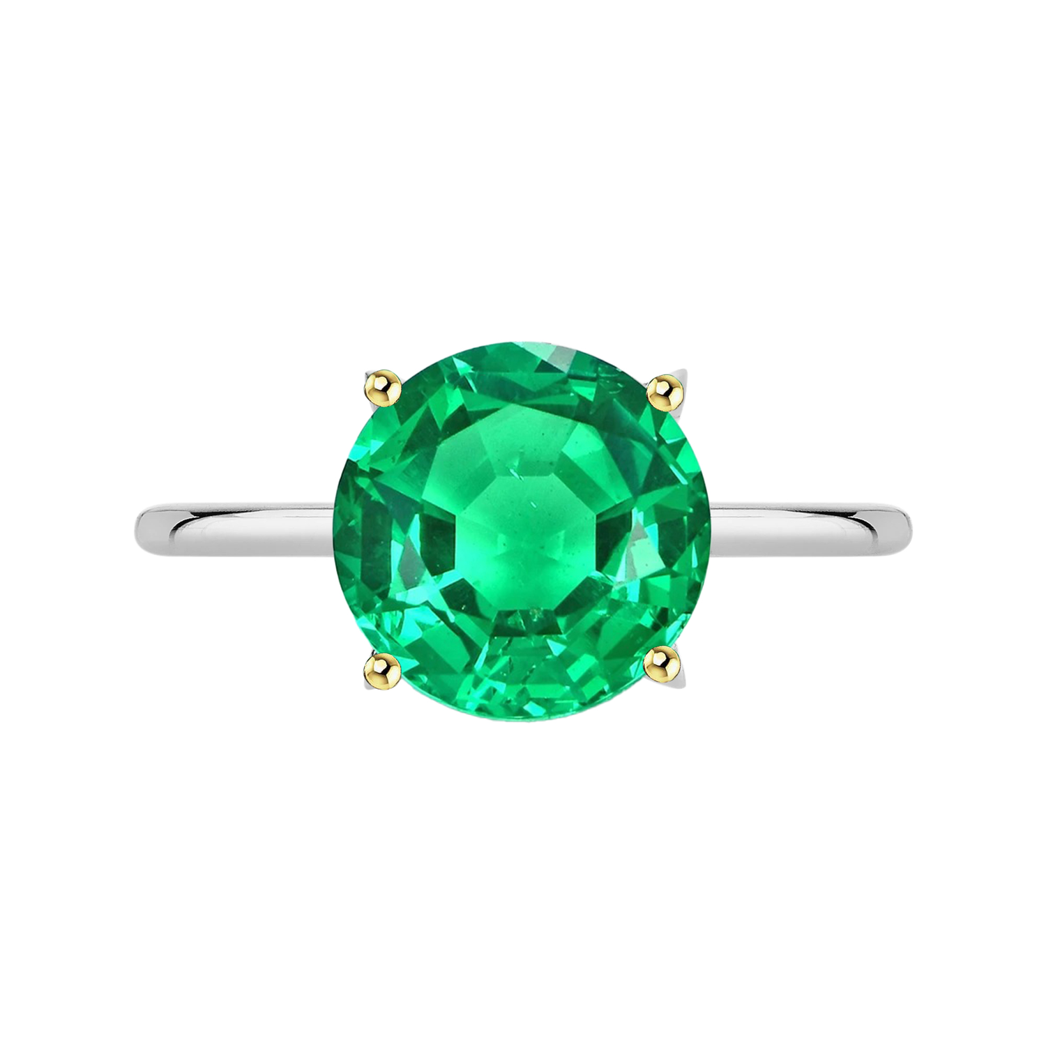 Émeraude Fine Bague avec Gemme – vue principale