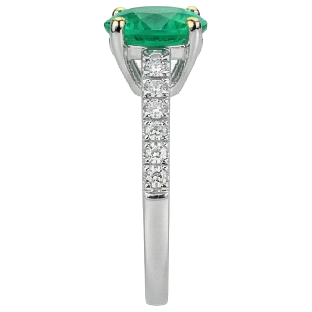 Haut de gamme Bague Pierre Précieuse 1,50 carats – vue de profil