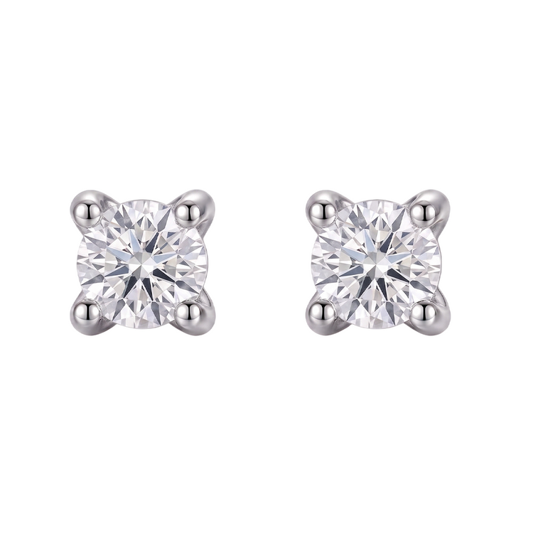 Certifié GIA Boucle d'Oreille Diamant Naturel 2.16 Carats