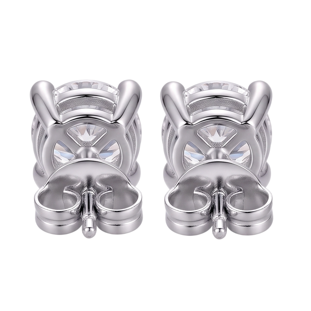 Certifié GIA Boucle d'Oreille Diamant Naturel 2.16 Carats