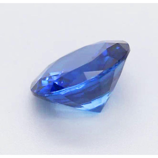 Saphir Bleu Royal Loose Sapphires Natural 3,99 carats Gold – vue de face